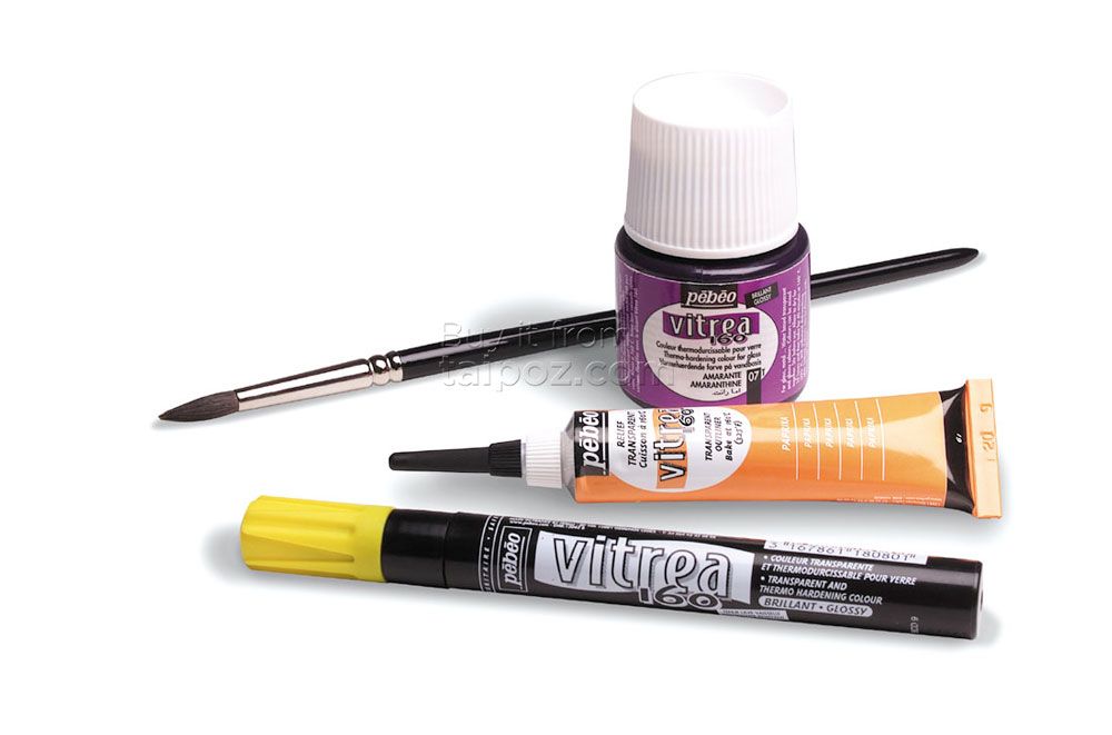 Tuýp vẽ viền trên kính Pebeo Vitrea 160 Outliner