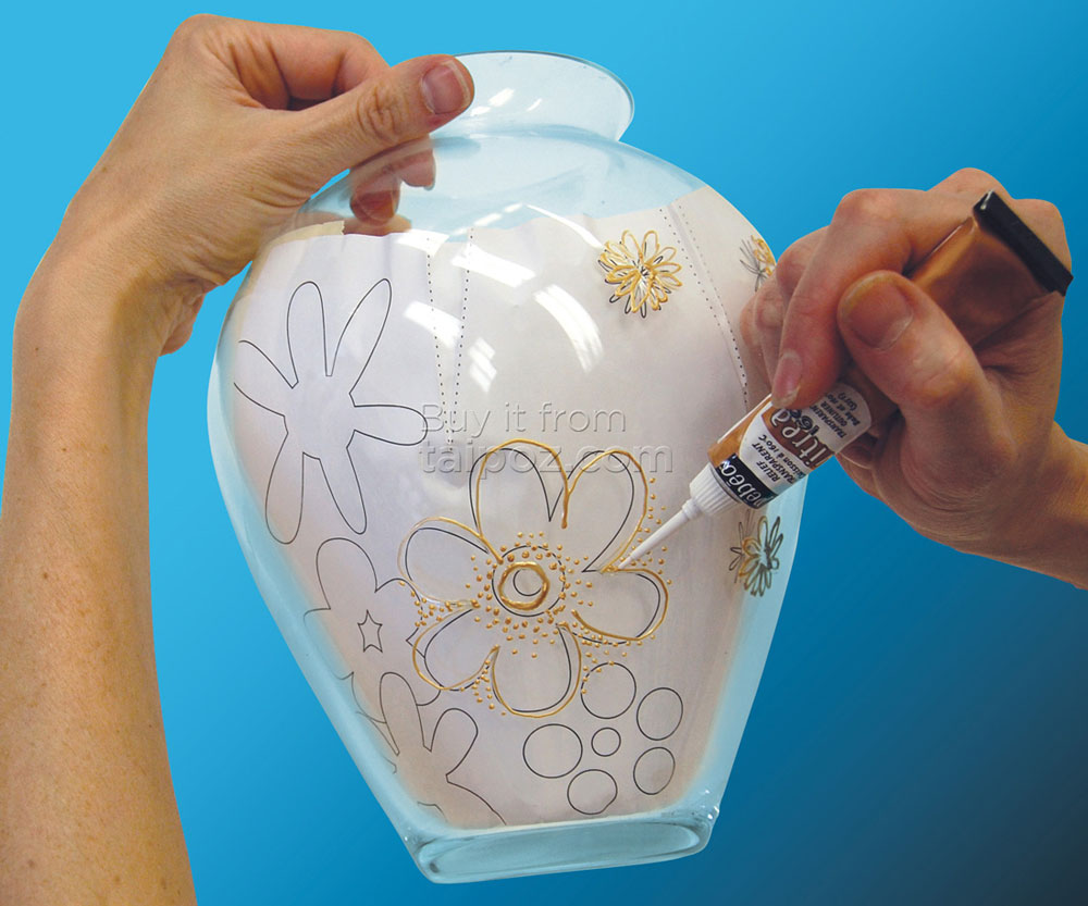 Tuýp vẽ viền trên kính Pebeo Vitrea 160 Outliner