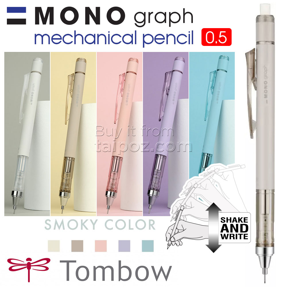Bút chì kim Tombow Mono Graph Shaker 0.5mm, Smoky Edition 2020