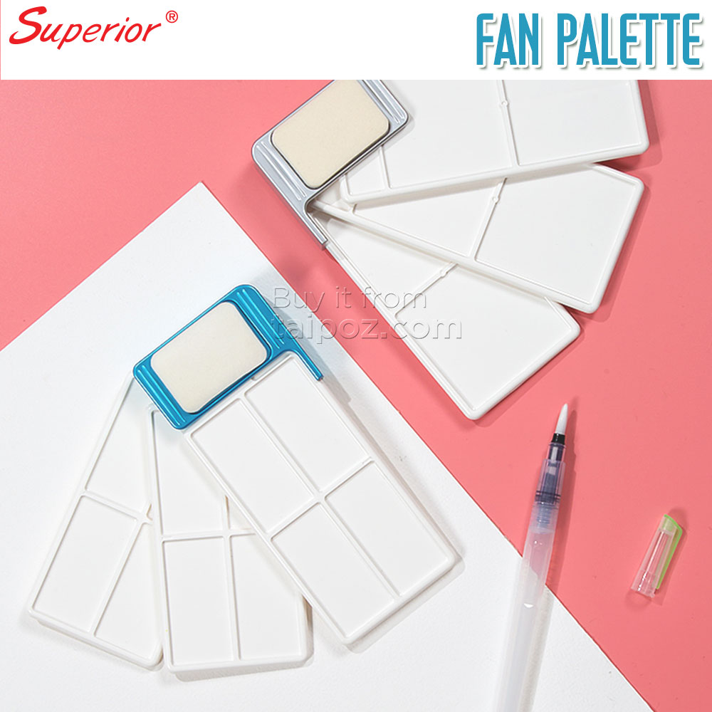 Palette pha màu tiện dụng dạng gập Superior