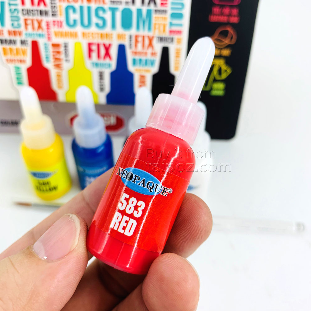 Bộ màu acrylic soft body Kustome kèm cọ