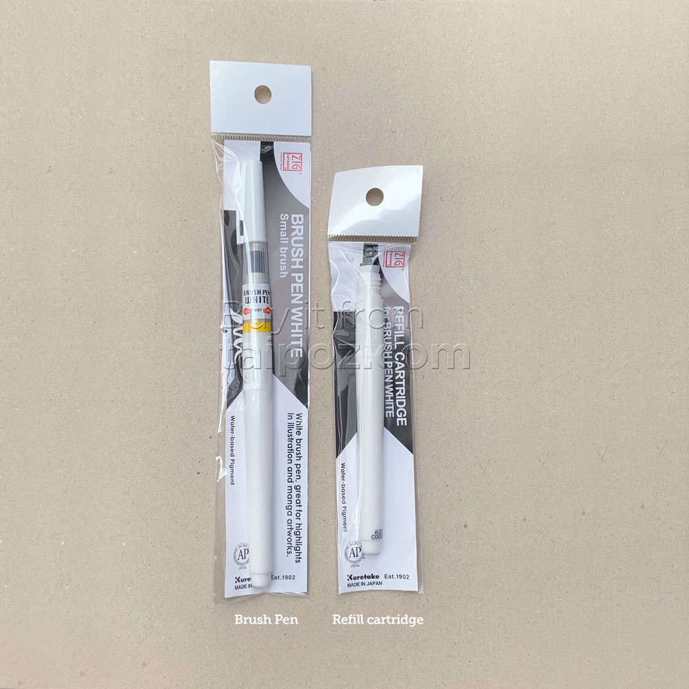 Bút lông mực trắng Kuretake