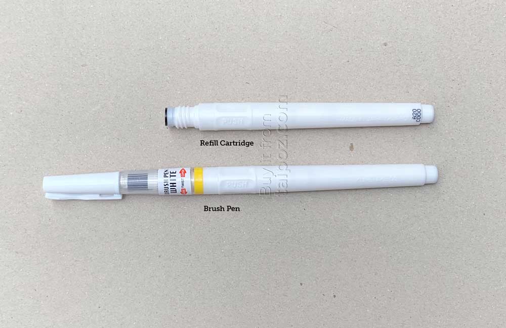 Bút lông mực trắng Kuretake