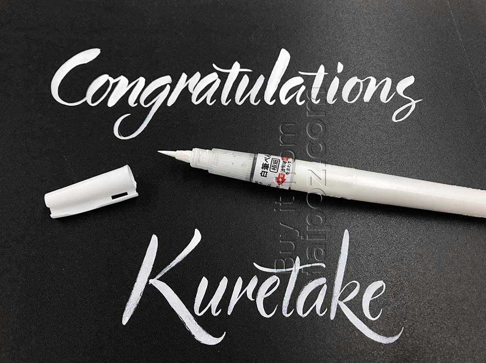Bút lông mực trắng Kuretake