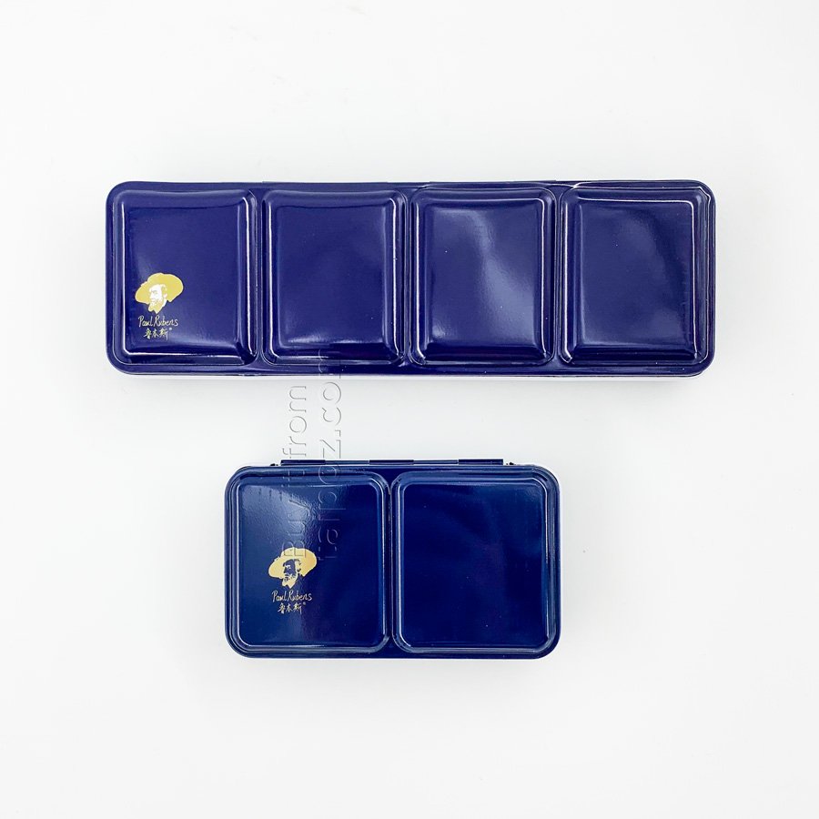 Màu nước Paul Rubens, thẻ half-pan kèm hộp đựng kim loại