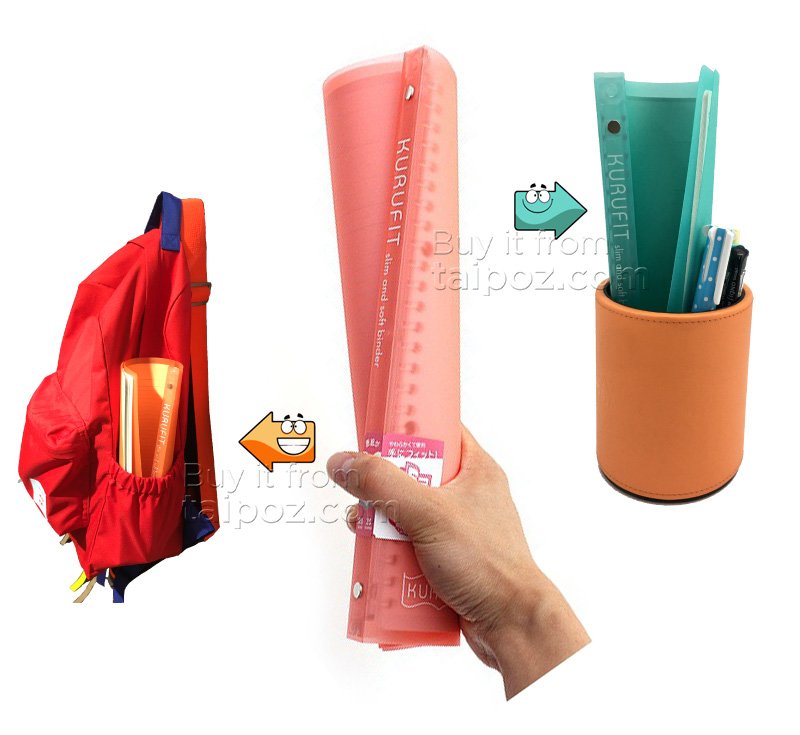 Sổ còng bìa nhựa dẻo thay được ruột Maruman KURUFIT