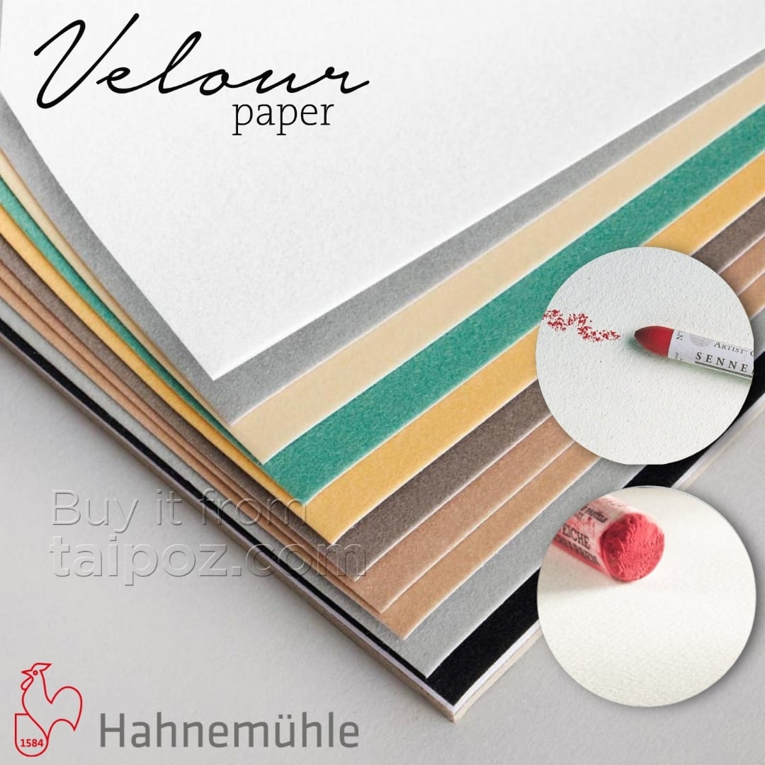 Giấy vẽ màu pastel Hahnemuhle Velour, 260 gsm