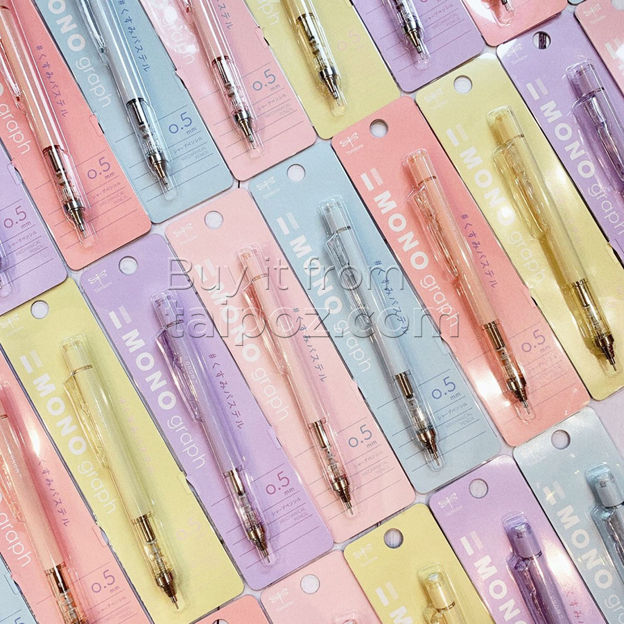 Bút chì kim Tombow Mono Graph Shaker 0.5mm, Faded color collection