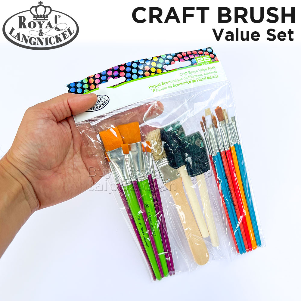 Bộ cọ vẽ đa dụng Royal & Langnickel Craft Brush Value Set