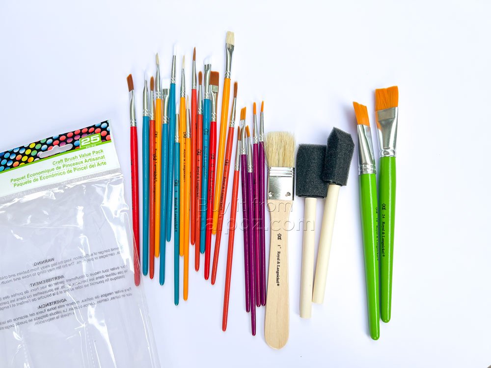 Bộ cọ vẽ đa dụng Royal & Langnickel Craft Brush Value Set