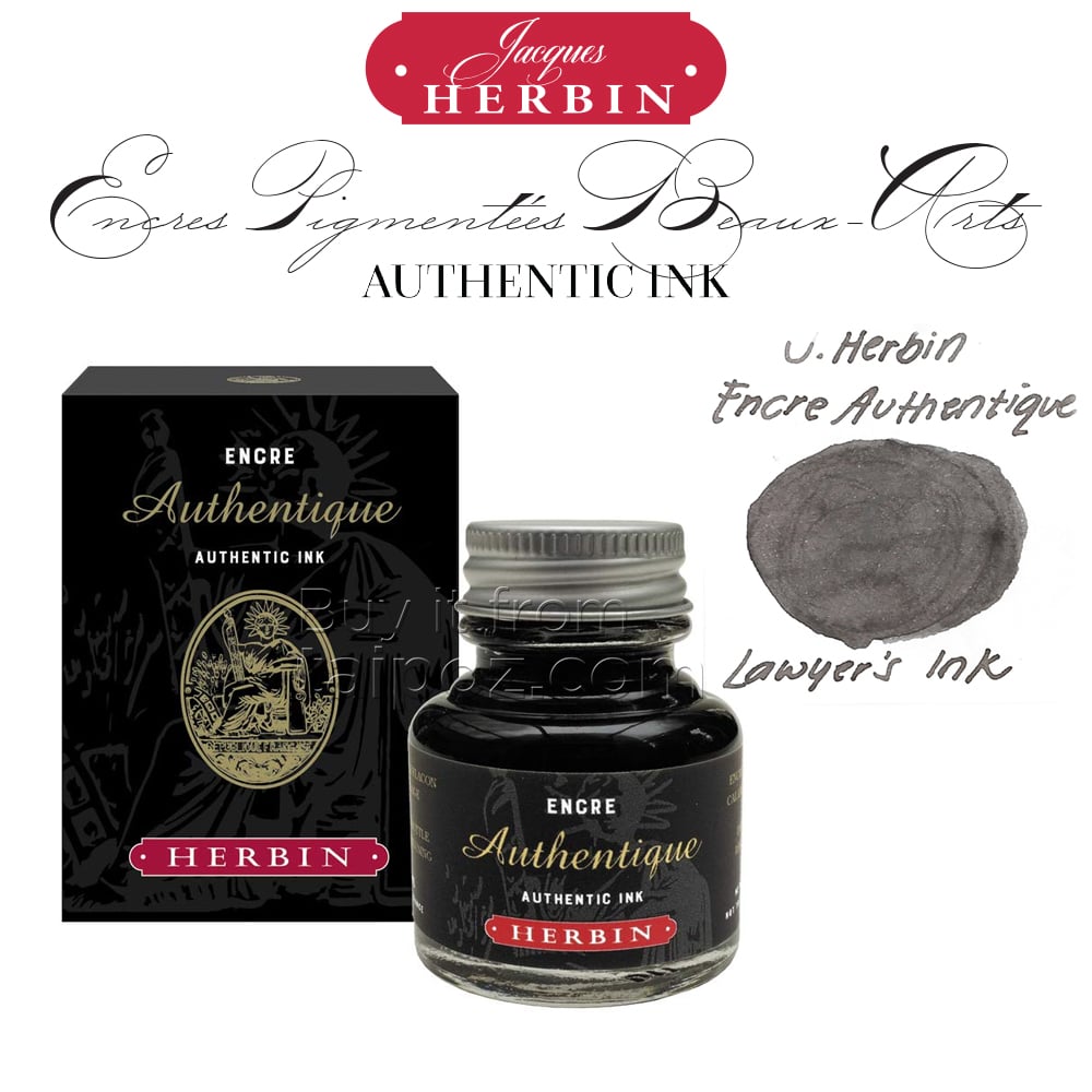 Mực viết calligraphy từ cây huyết mộc Herbin Authentic Ink