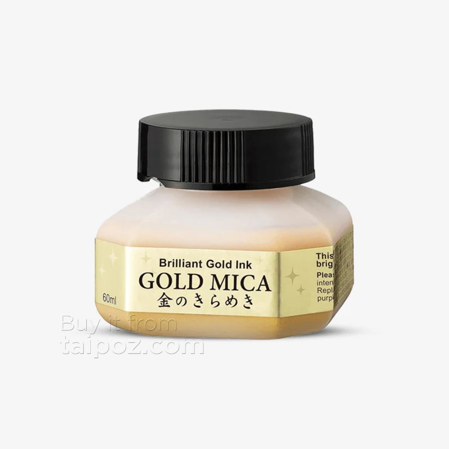 Mực Kuretake Mica Ink, Gold/ Silver