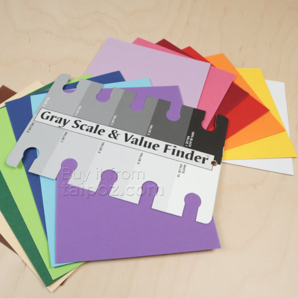 Thước đo sắc độ xám Gray Scale & Value Finder