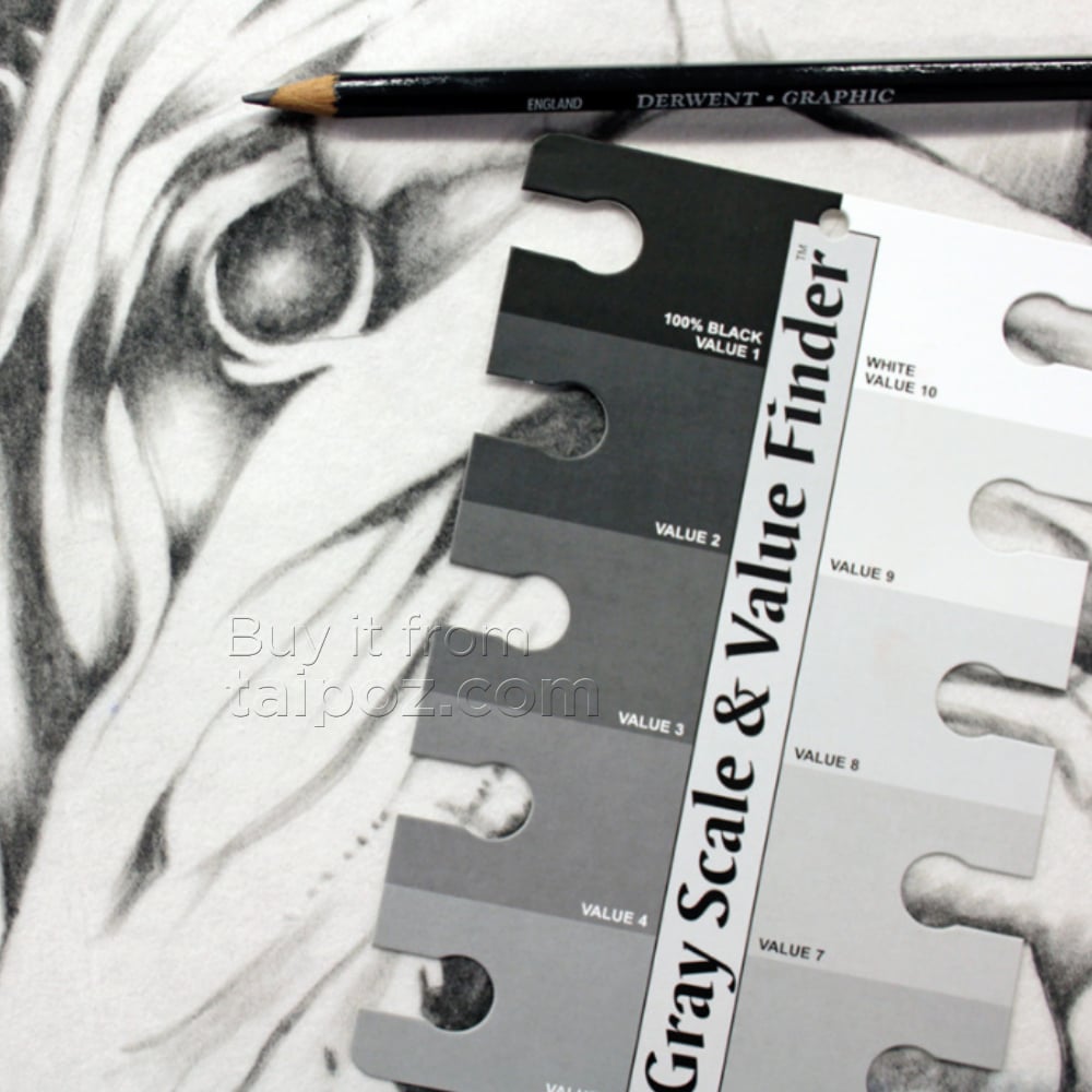 Thước đo sắc độ xám Gray Scale & Value Finder