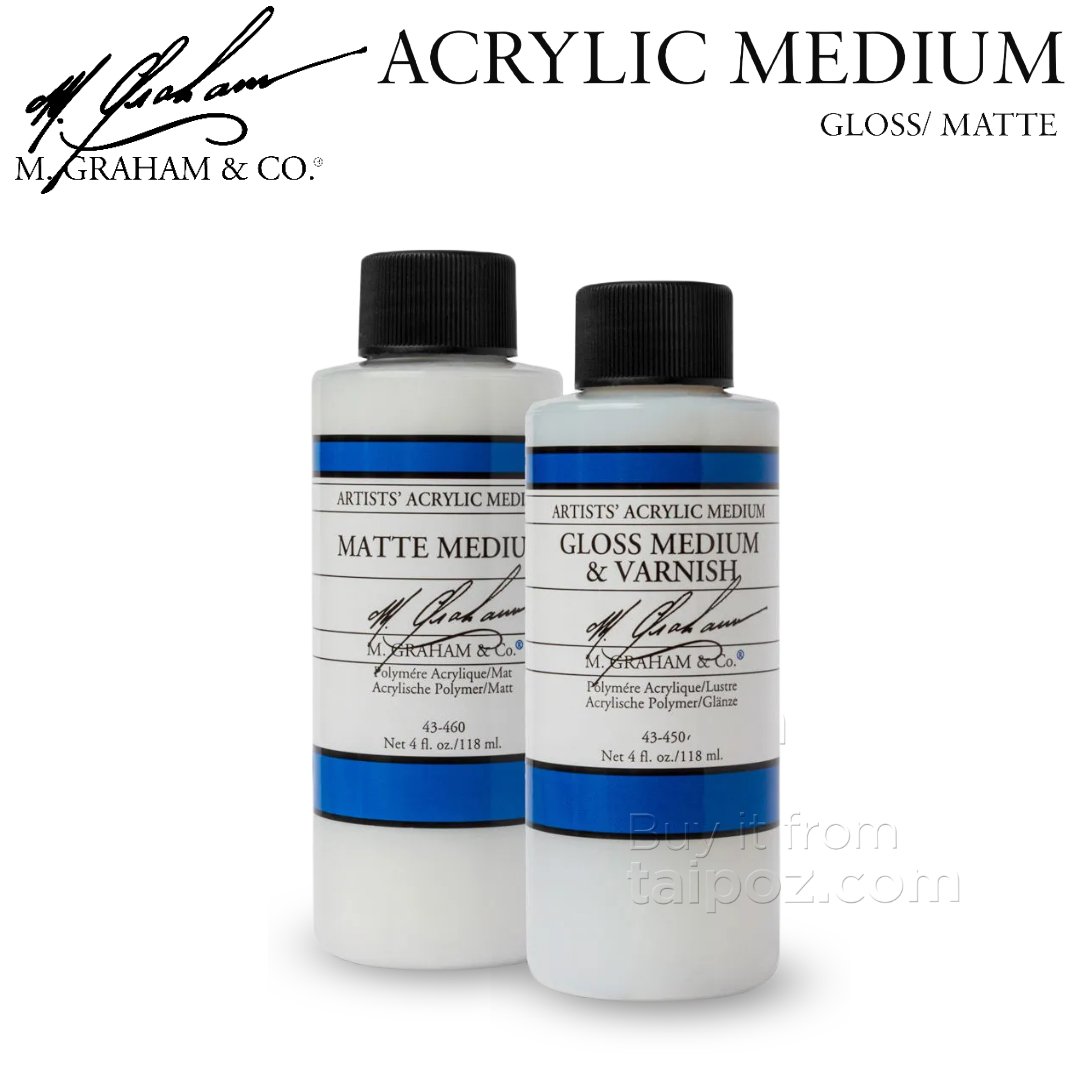 Dung môi & phụ gia cho màu acrylic M.Graham hạng họa sĩ