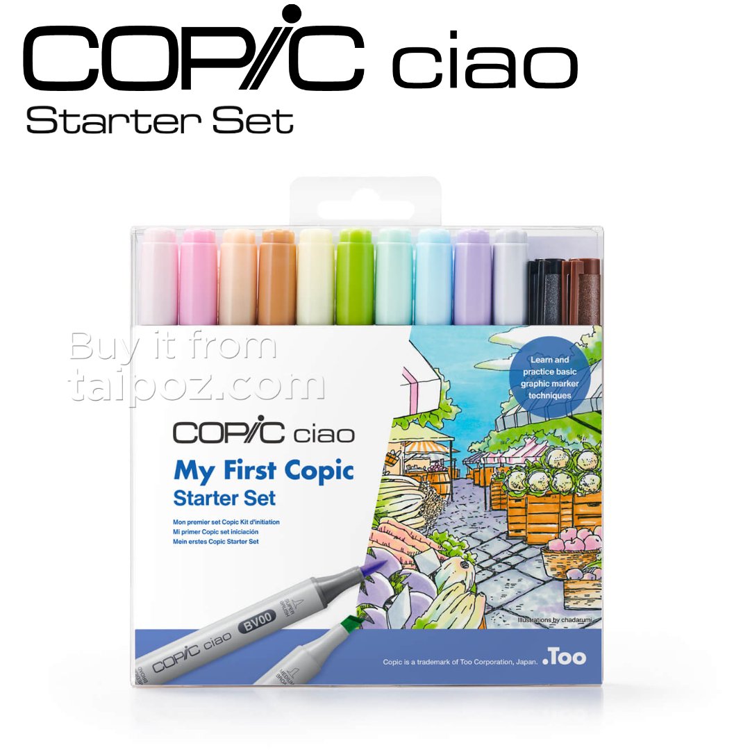 Bộ bút marker Copic Ciao, set My First Copic Starter