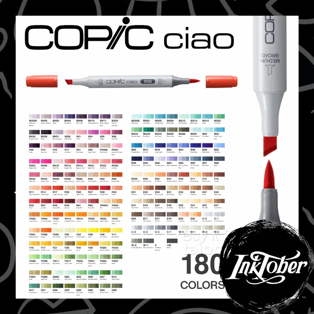 Bút marker Copic Ciao, màu lẻ