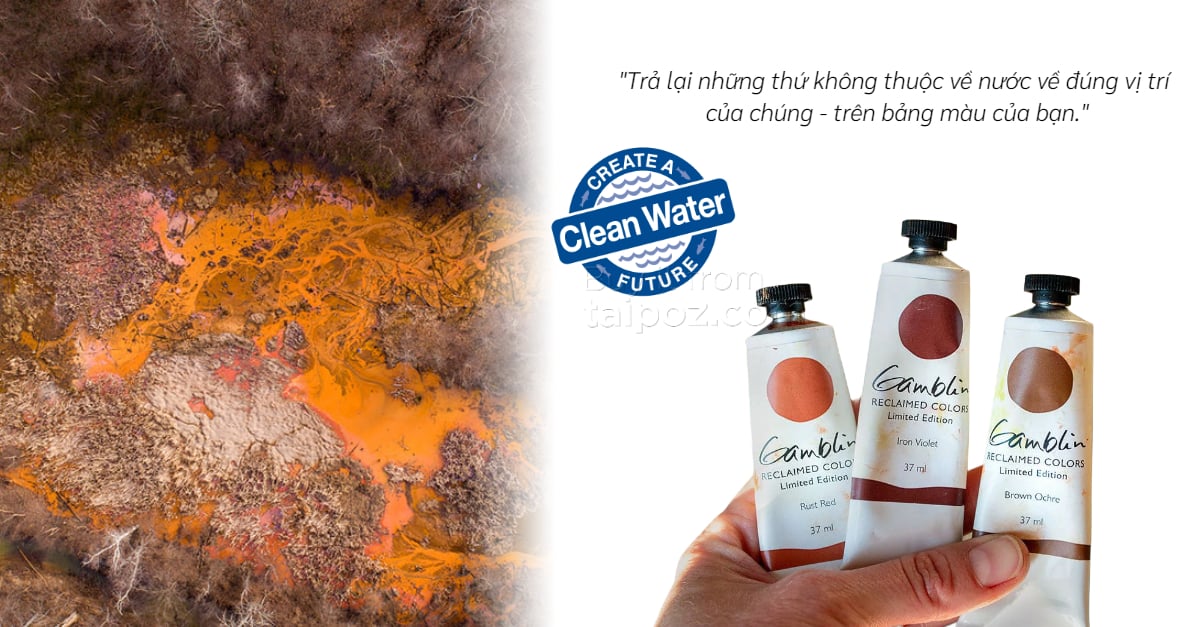 Bộ màu sơn dầu Gamblin Reclaimed Earth Colors (limited)