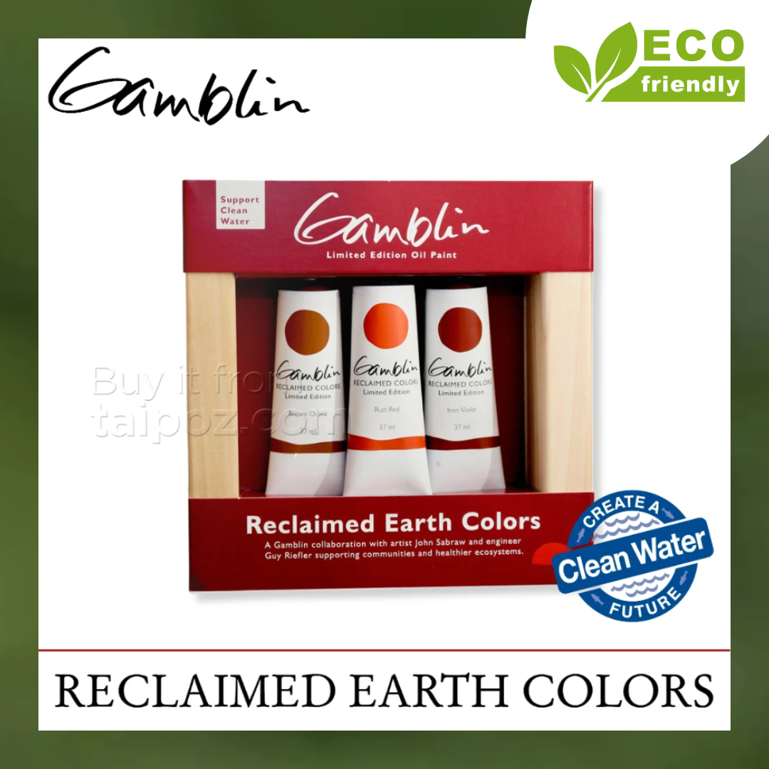 Bộ màu sơn dầu Gamblin Reclaimed Earth Colors (limited)