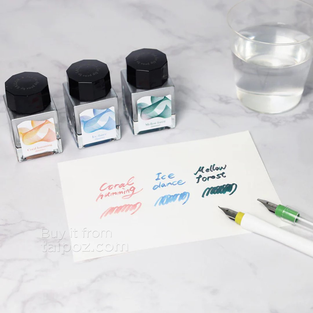 Mực viết calligraphy Sailor Dipton, Sheen & Shimmer