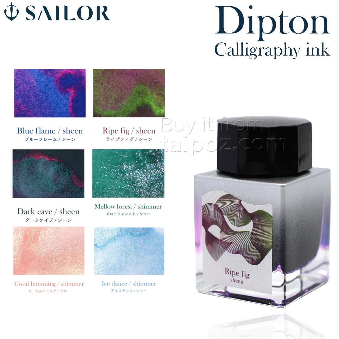 Mực viết calligraphy Sailor Dipton, Sheen & Shimmer