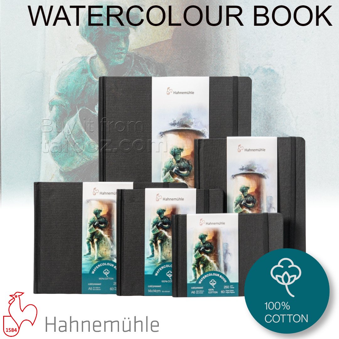Sổ màu nước Hahnemuhle 100% Cotton, 250gsm