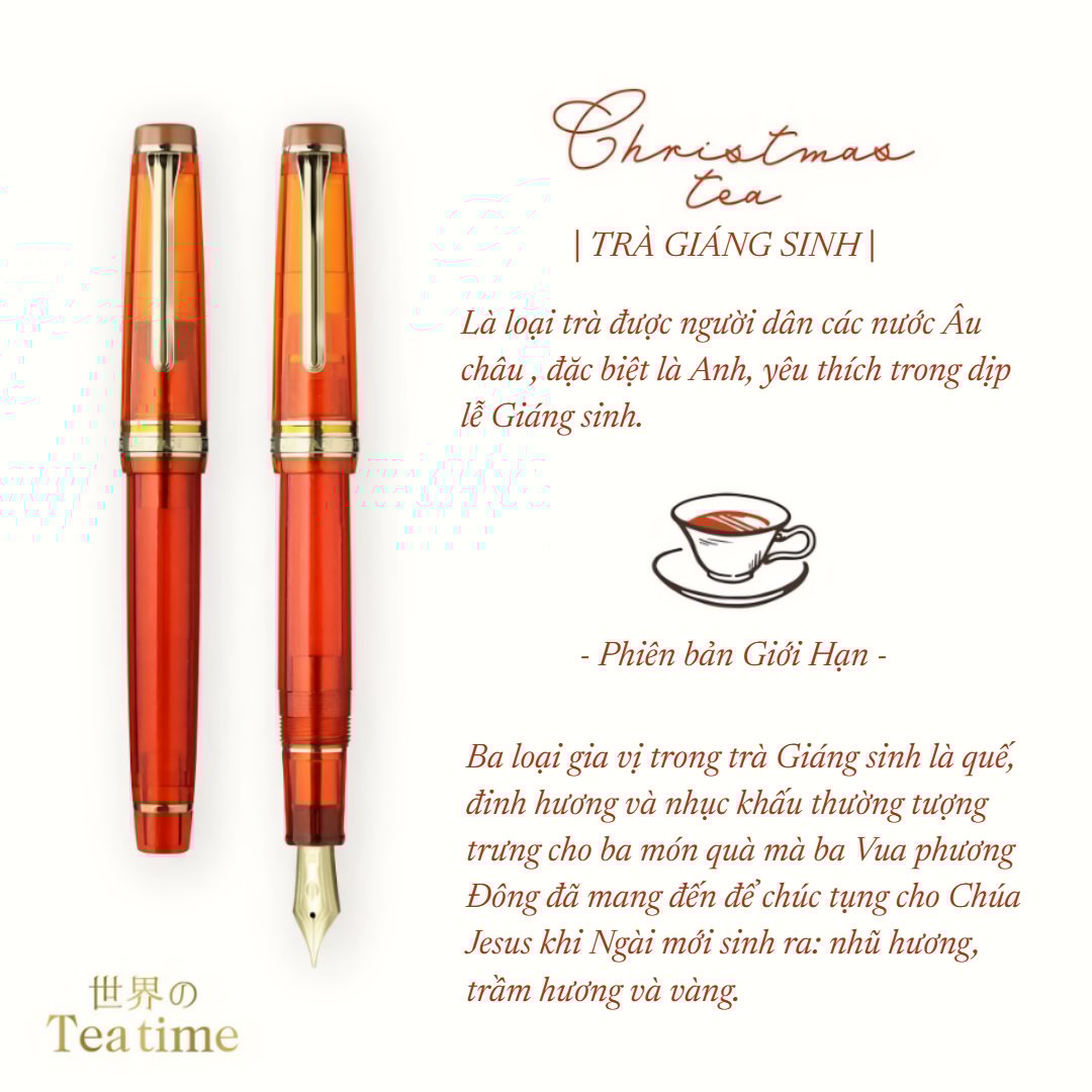 Bút máy Sailor Pro Gear Christmas Spice Tea - Limited