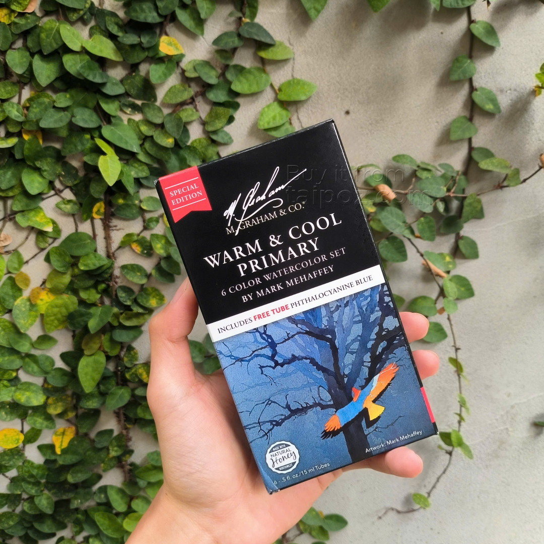 Màu nước M.Graham, Bộ Warm & Cool Primary