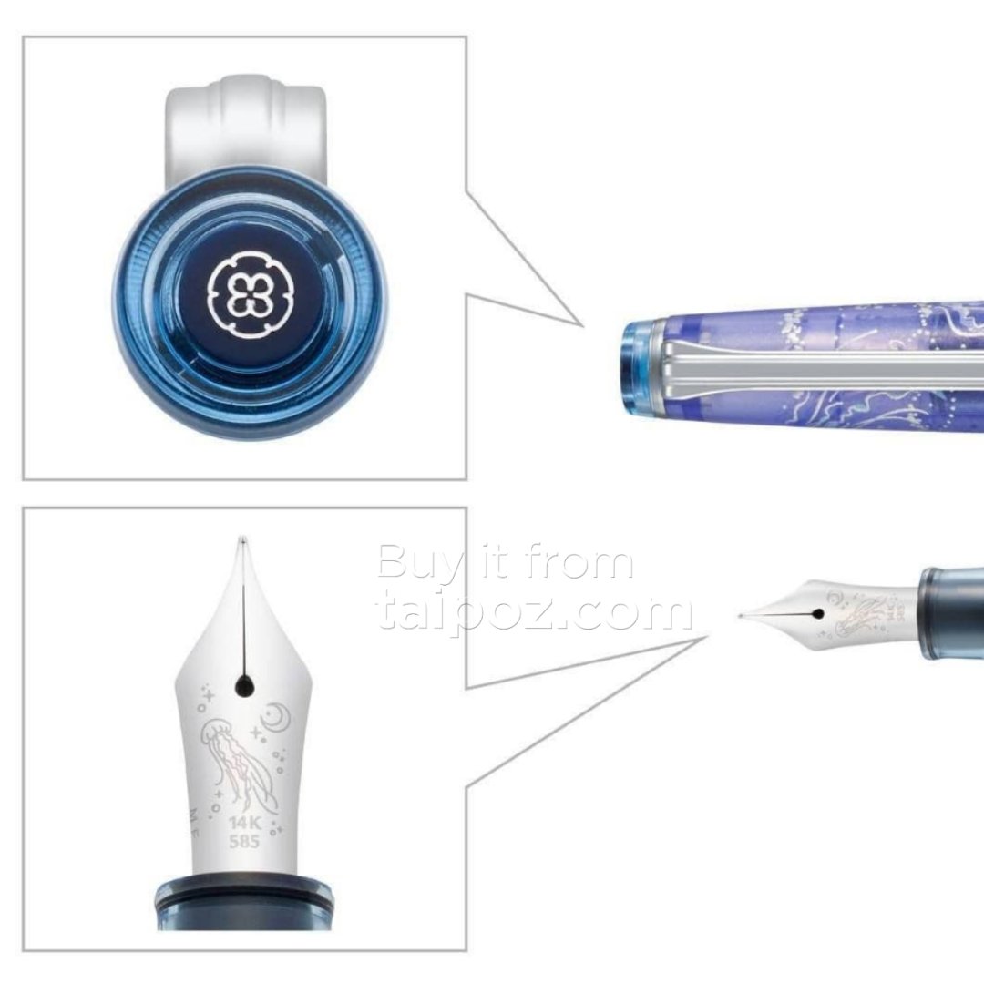 Bút máy Sailor Pro Gear Slim Jellyfish kèm mực (Limited)