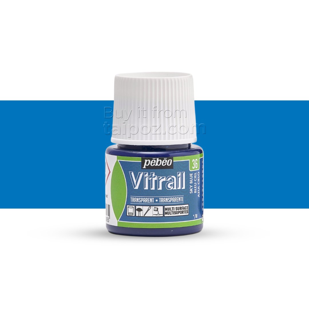 Màu vẽ kính Pebeo VITRAIL, màu lẻ