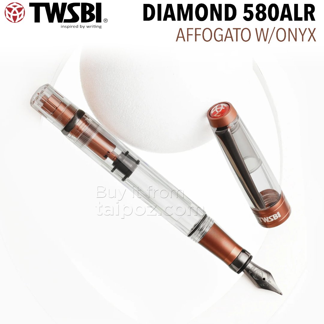Bút máy TWSBI Diamond 580 ALR Affogato with Onyx