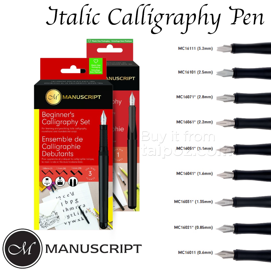 Bút máy Manuscript Italic Calligraphy