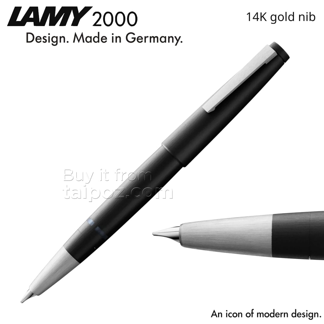 Bút máy Lamy 2000, ngòi vàng 14K